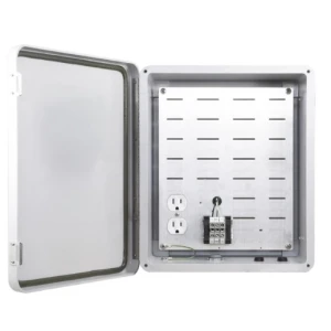12x10x5 Weatherproof Enclosure with 120V AC Outlet