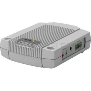 AXIS P8221 Network I/O and audio module. Eight digital ports configurable as inputs or outputs.