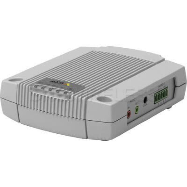 AXIS P8221 Network I/O and audio module. Eight digital ports configurable as inputs or outputs.