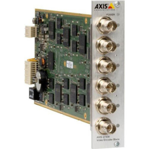AXIS 84 Channel Video Encoder Bundle, 14 x AXIS Q7406 Blades mounted in an AXIS Q7900 Rack