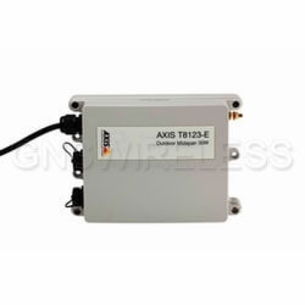 AXIS T8124-E Outdoor ready IP66-rated PoE Midspan for AXIS Q60-E compliant