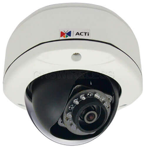 D72A, 3MP Outdoor Dome Camera with D/N, IR, Fixed Lens, f2.93mm/F2.0, H.264, 1080p/30fps