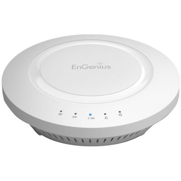 High Power Wireless-N 2.4Ghz + 5GHz 450Mbps + 450Mbps Concurrent Dual-band Access Point/WDS with Smoke Detector Design, IEEE 802.3at PoE Capable, SSID Mapping VLAN