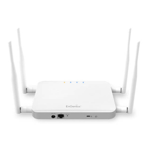 IEEE 802.11a/b/g/n/ac High-powered Dual Band 2x2:2 Wireless AP/CB. Maximum Data Rate 866 Mbps on 5 GHz and 300 Mbps on 2.4 GHz. IEEE 802.3at PoE Capable, SSID Mapping VLAN. 4x 5 dBi External Omni Directional Antennas.