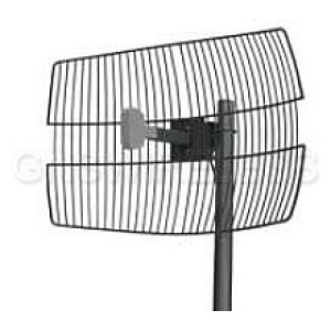 24dBi 2.4GHz Wire Grid Antenna (30" LMR(R)240 pigtail with N-Female, N-Male or RPSMA connector)
