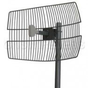 22dBi/2.4GHz, 27dBi/5GHz Wire Grid Antenna for Trango. 36" Grid Antenna, galvanized steel