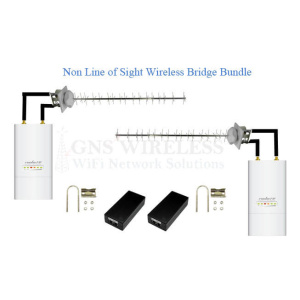 90+Mbps, 900MHz Rugged, Hi Power, Point to Point Wireless Bridge Bundle - Non Line of Sight - 3/4 Mile