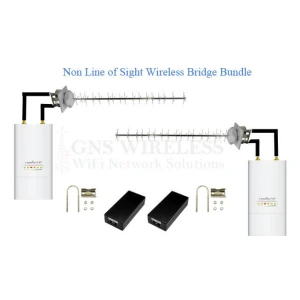 90+Mbps, 900MHz Rugged, Hi Power, Point to Point Wireless Bridge Bundle - Non Line of Sight - 3/4 Mile