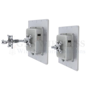 5.8GHz, 300Mbps Point to Point Wireless Bridge, 23dBi Integrated Antennas, 29dBm, WPA2, POE/PS included, - Pre-Configured -OPEN BOX