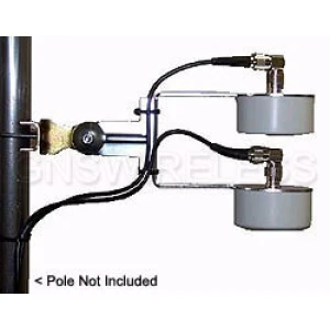 GNS-1423, 8 dBi, 2.4-2.5 GHz Indoor/Outdoor, Dual-Stack Omni WLAN Antenna with N-type Female connector for 802.11B/G/N Access Points. Includes Pole Mount Hardware.
