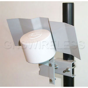 GNS-1427, 13dBi, 2.4-2.5 GHz Outdoor, 120 Degree Multi-polarized Sector WLAN Antenna with N-type Female connector for 802.11B/G/N Access Points. Includes Pole Mount Hardware.
