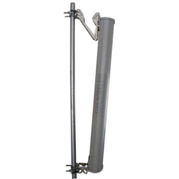 GNS-1501, 20dBi, 2.4GHz, Outdoor Sectorized Panel Antenna, 120°, N-Female, Pole Mount hardware included.