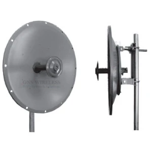 32dBi Single Polarization, Dish Antenna, 4.9-5.8GHz, NF connector, High performance, 4 Degree Horizontal/Vertical polarization, pole mount included.