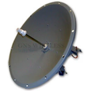 32dBi, 5.7-5.8GHz, Single Polarity Dish Antenna, N-Female, 4° Vertical/Horizontal, Pole Mount hardware included, 3' Diameter, 32 lbs