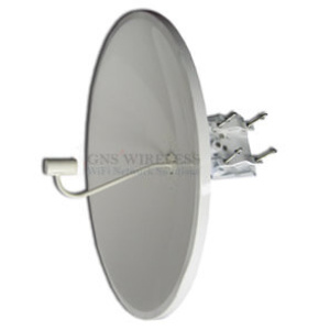 32dBi, 4.9-5.8GHz, Single Polarity Dish Antenna, N-Female, 4° Vertical/Horizontal, Pole Mount hardware included, 3.5' Diameter