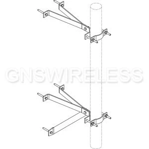 12" Wall Mount Standoff, includes third support leg on bottom bracket.