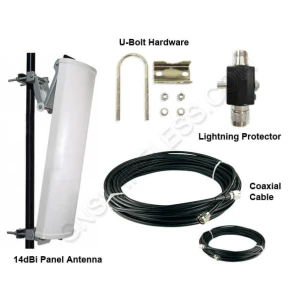 2.4GHz, 120 Degree Sectorized Antenna, LOS Wireless Hotspot Equipment (AP Not Included) - 1000ft. Range