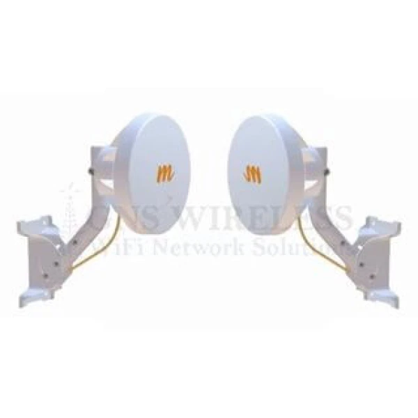802.11AC 750Mbps, Wireless Ethernet Bridge, 20dBi Antennas, WPA2, - 2Mile, Pre-Configured - Complete PAIR