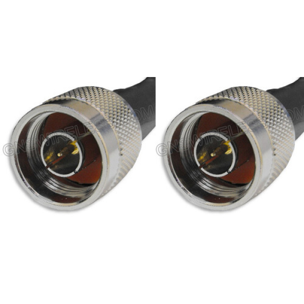 N-Male to N-Male, 195 Series Coaxial Cable, 20ft.