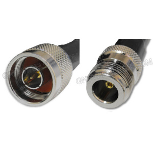 N-Male to N-Female, 195 Series, 10ft. pigtail cable