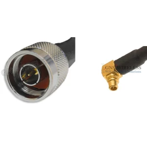 N-Male to MC-Card, Low Loss 100 Coaxial Cable, 18"