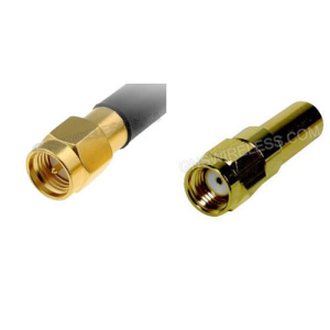 SMA-Male to RP-SMA-Male, 195 Series, 15ft. pigtail cable