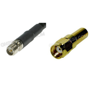 RP-SMA-Female to RP-SMA-Male, 195 Series, 10ft pigtail cable