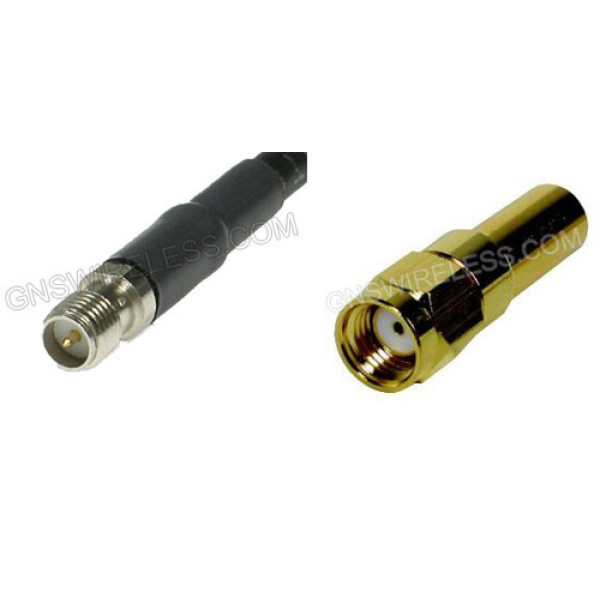 RP-SMA-Female to RP-SMA-Male, 195 Series, 5ft pigtail cable