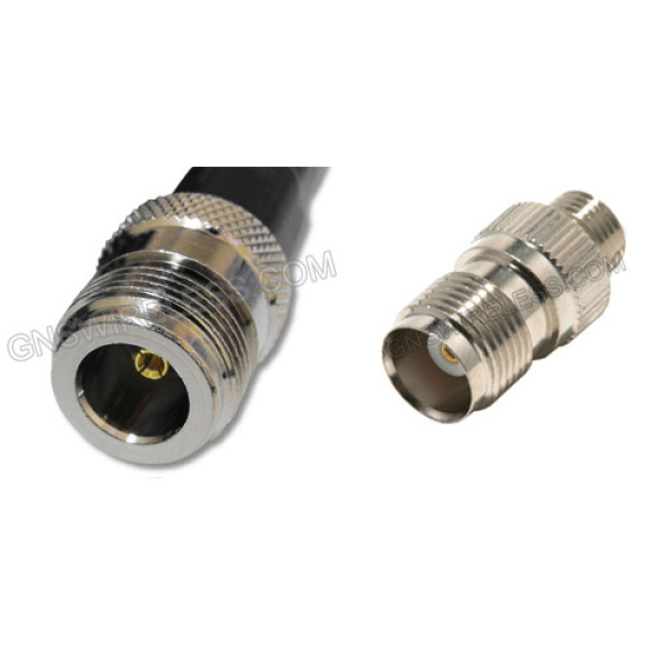 N-Female to TNC-Female, 195 Series Coaxial Cable