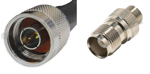 N-Male to TNC-Female, 400 Series, 200ft coaxial cable