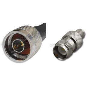 N-Male to RP-TNC-Female, 195 Series Coaxial Cable