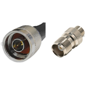 N-Male to TNC-Female, 195 Series, 5ft pigtail cable