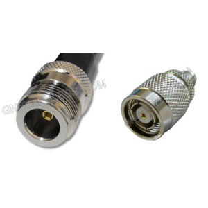 N-Female to RP-TNC-Male, 400 Series Coaxial Cable