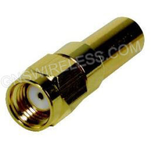 RP-SMA-Male Crimp Connector for Low Loss 240 coaxial cable