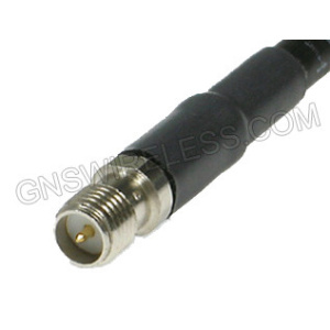 RP-SMA-Female Crimp Connector for Low Loss 195 coaxial cable