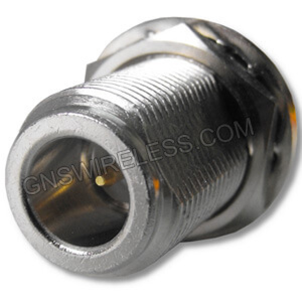 RP-N-Female Crimp Connector for Low Loss 195 coaxial cable