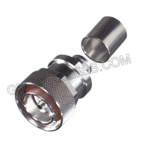 7/16 DIN Male Crimp Connector for 400-Series Cable
