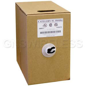 CAT5E 350Mhz Riser Rated Bulk Cable 1000ft. - Gray