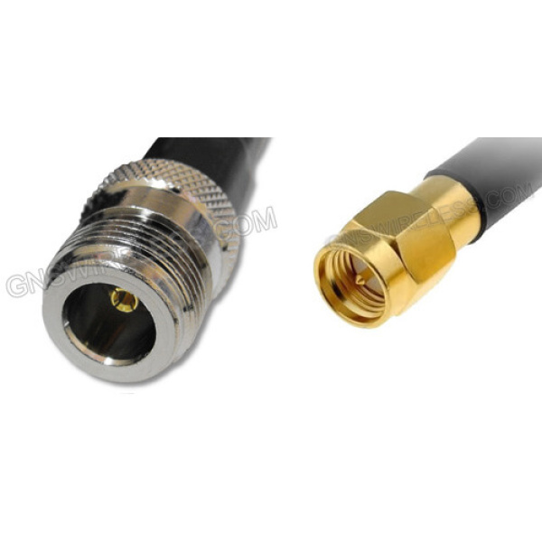 N-Female to SMA-Male, 240 Series, 10ft pigtail cable