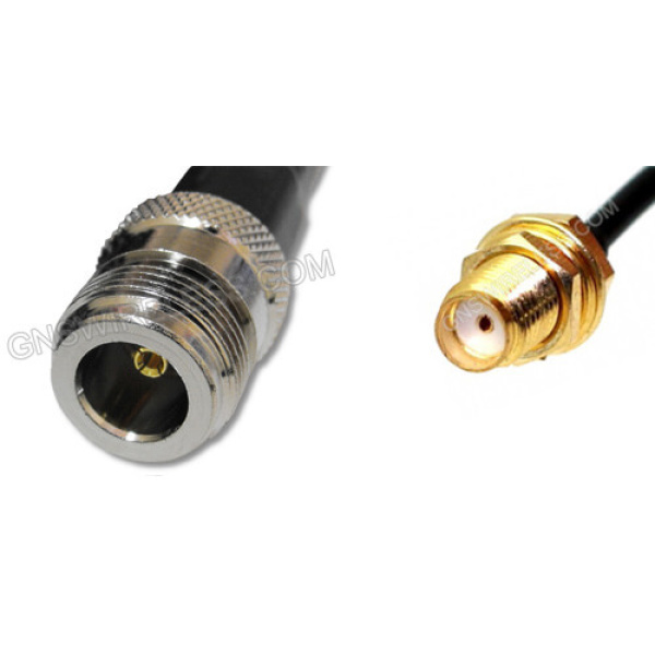 N-Female to SMA-Female, 240 Series, 20ft pigtail cable