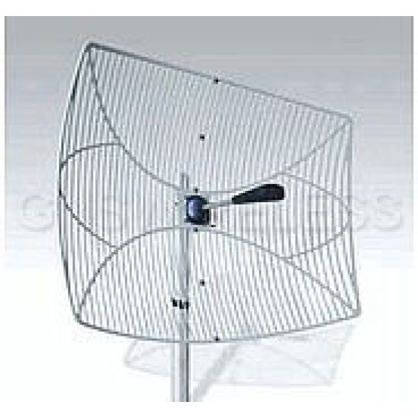 24dBi, 2.3-2.9GHz, MTI Grid Directional Subscriber Antenna with N-Type Female Connector, 3'. Must be ordered in bundles of 5. Mounting Kit is included