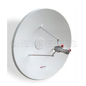 MTI Dual Polarity Parabolic Dish Antenna, 3.3-3.8GHz, Gain: 25.5dBi, 2'. Mounting Kit is included