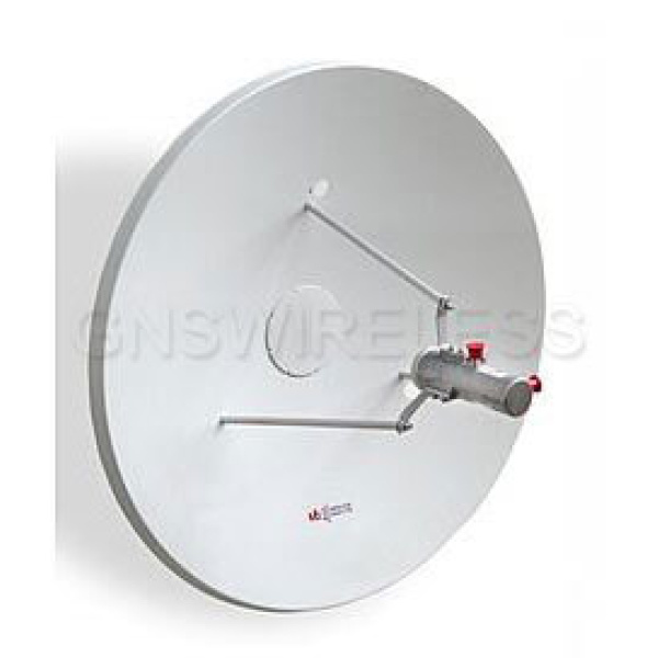 MTI High Performance Ultra Broadband Parabolic Dish Antenna, 4.9-6.5GHz, Gain: 29dBi, 2'. Mounting Kit MT-120019 is NOT included and sold separately