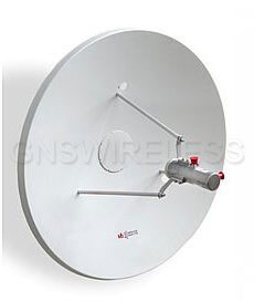 MTI High Performance Dual Polarity Parabolic Dish Antenna, 4.9-6.0GHz, Gain: 29dBi, 2'. Mounting Kit is included