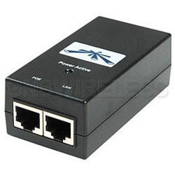 50 Volt Gigabit POE Injector with US power cord, 1.2A