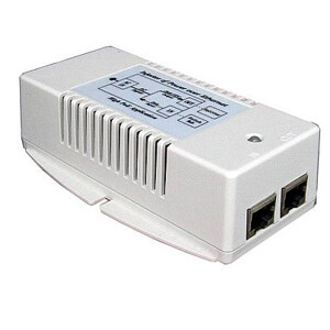 PoE Power Supply/Inserter, Input 90-264VAC, 50VDC output voltage at 1A, 50W