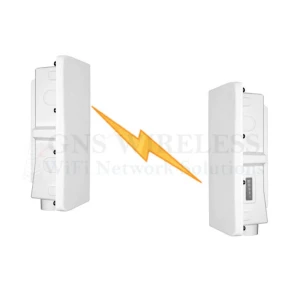 Tsunami QB 825 Link, 50 Mbps (upgradable to 100 Mbps), MIMO 2x2, 15 dBi Integrated Antenna, US PoE, Complete PAIR
