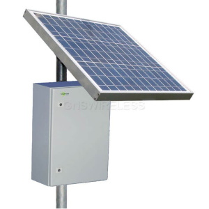 RPST1248-100-60, 15W continuous output w/ 6 hours peak sun, 12V Input, 48V POE Output, 100AH, 60W Solar Panel