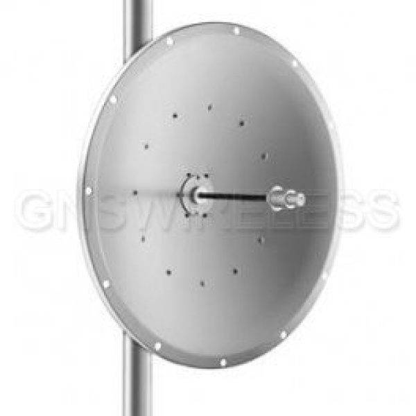 Dish Antenna with Radome, 2ft, dual polarization, gain 28dBi, 5.25-6.06GHz bands