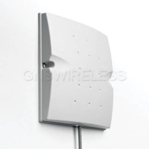 2400-2500MHz 15dBi High Gain Directional Antenna, 12" coax, N-Female, Dimensions: 10"x10"x1.5"